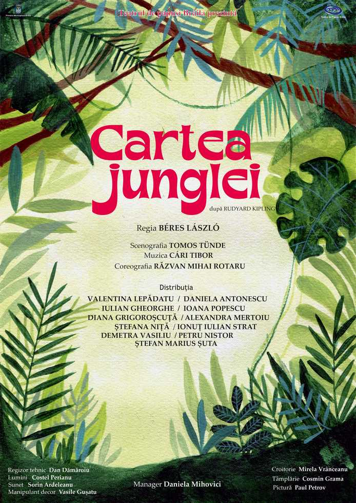 „Cartea junglei”, la Teatrul de Păpuși din Brăila