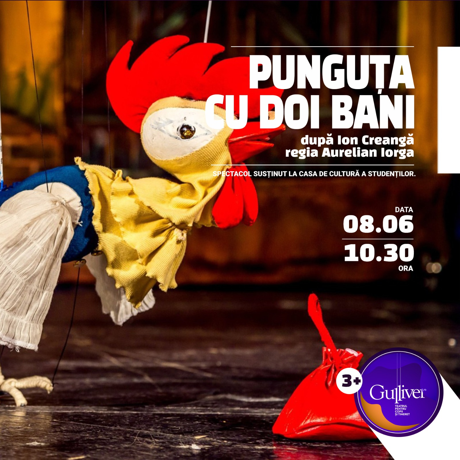 Vara continuă în ritm de poveste la Teatrul ”Gulliver”