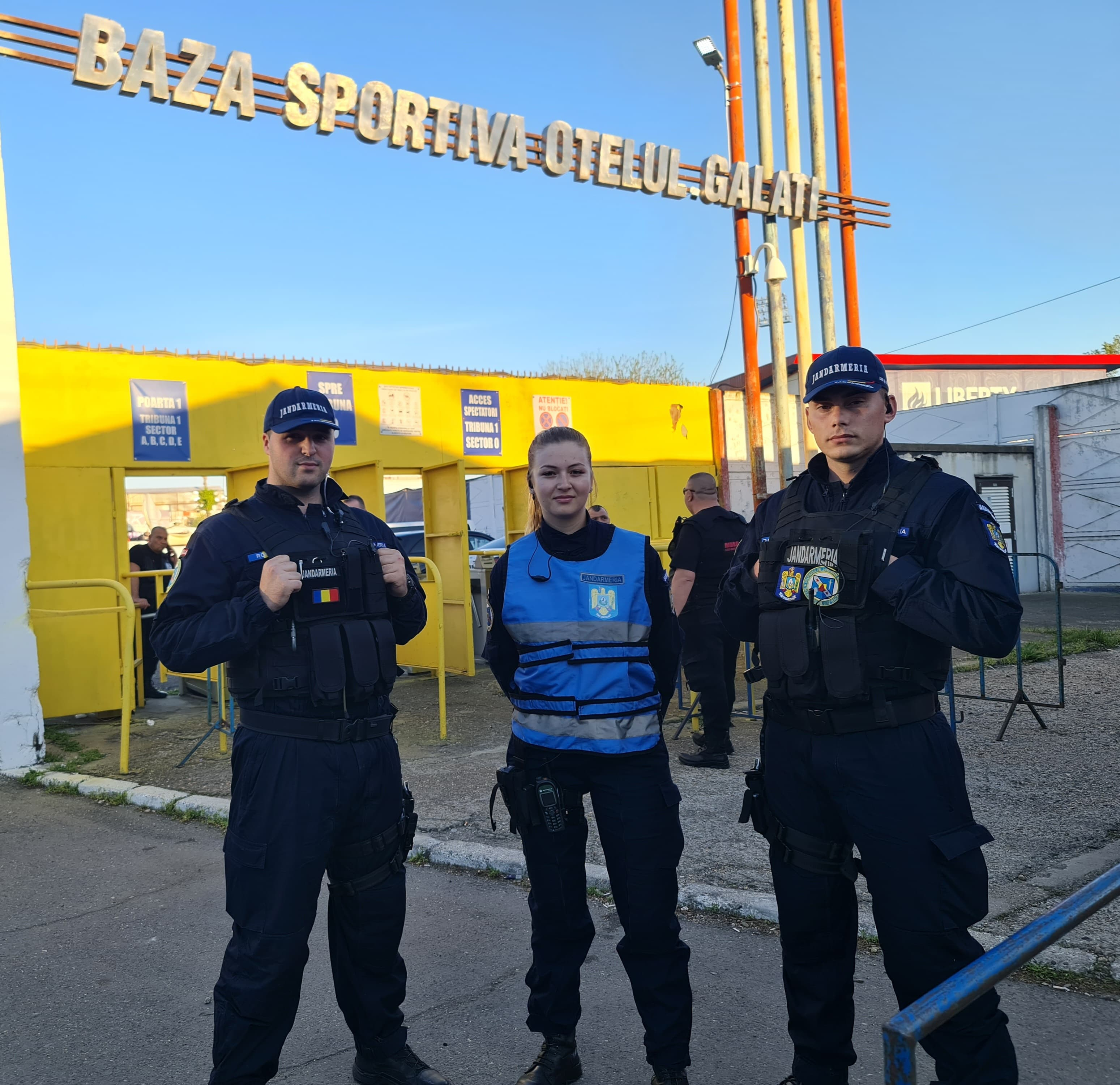 Măsuri de ordine publică la meciul de fotbal dintre Oțelul Galați și Universitatea Craiova