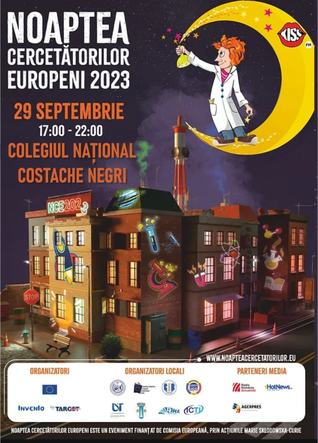 Noaptea Cercetătorilor Europeni, la Colegiul "Costache Negri"