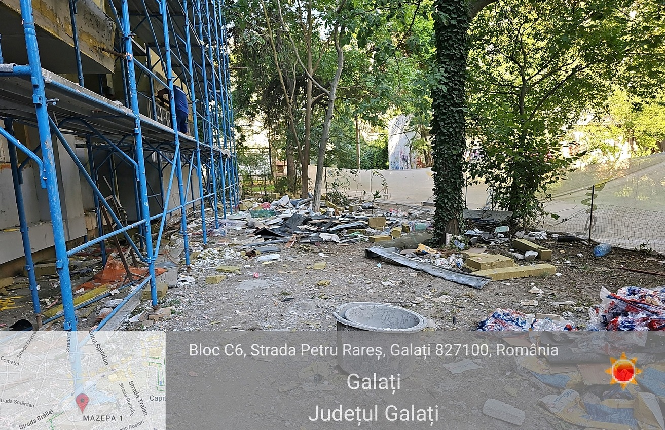 Mizerie și nereguli la un bloc renovat cu fonduri europene