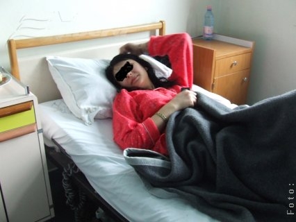 Elevă bătută de un jandarm 