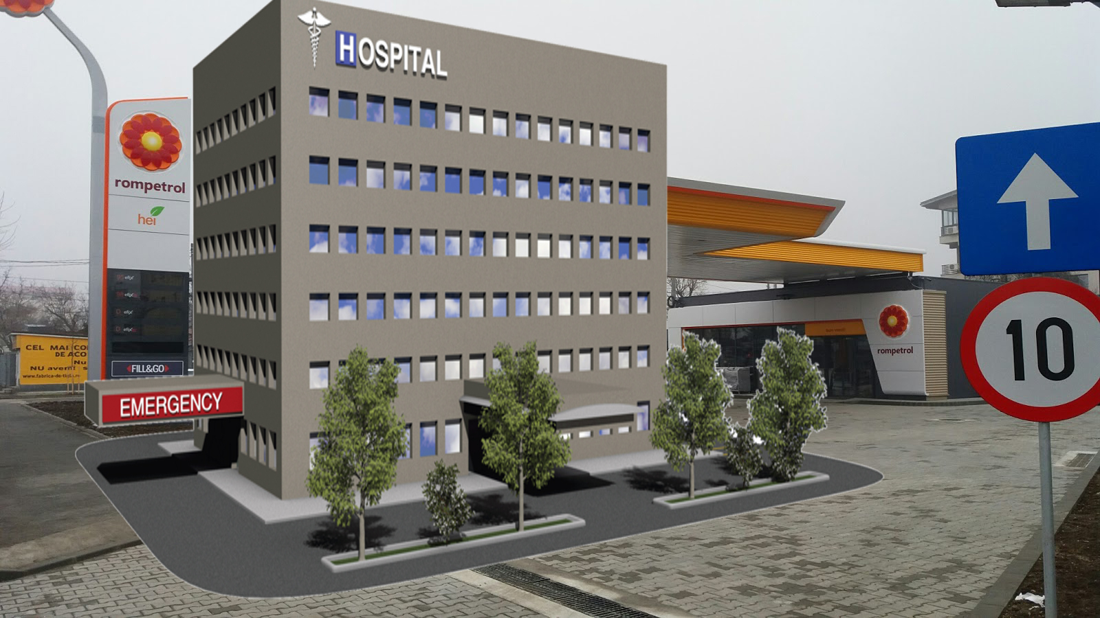 Galațiul ia decizii de ultimă oră: Spitale și aziluri, în benzinării (PAMFLET)