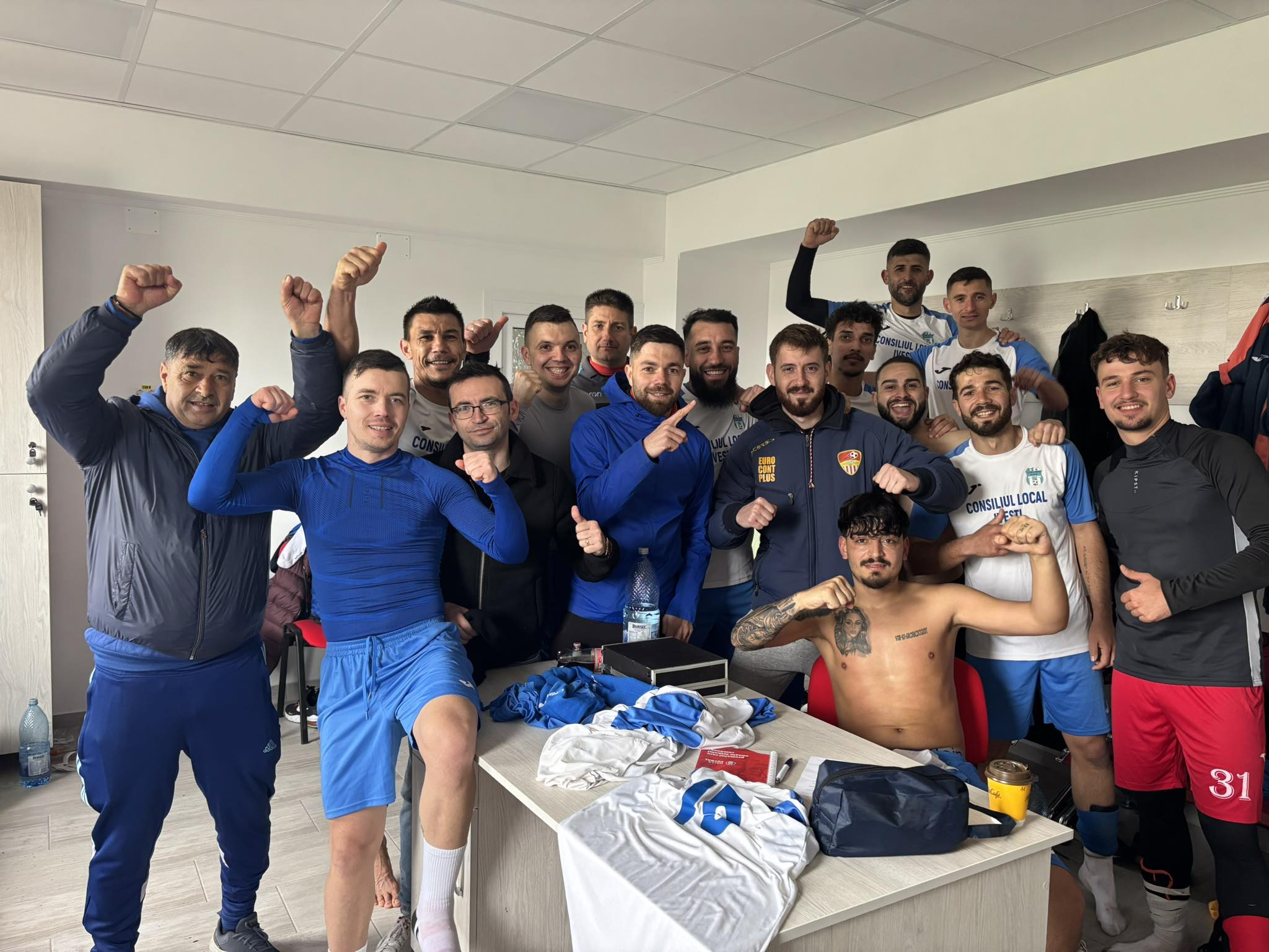 Liderul Ligii a IV-a de fotbal a făcut scor