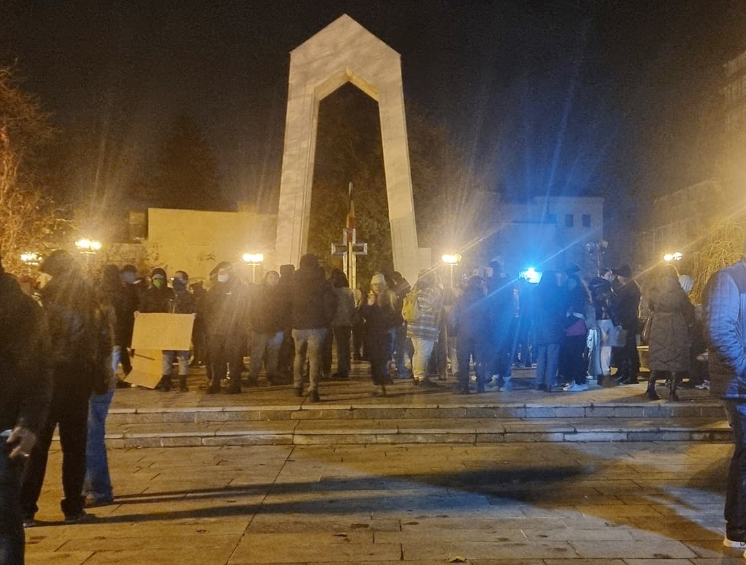 Protest proEuropa al tinerilor din Galaţi