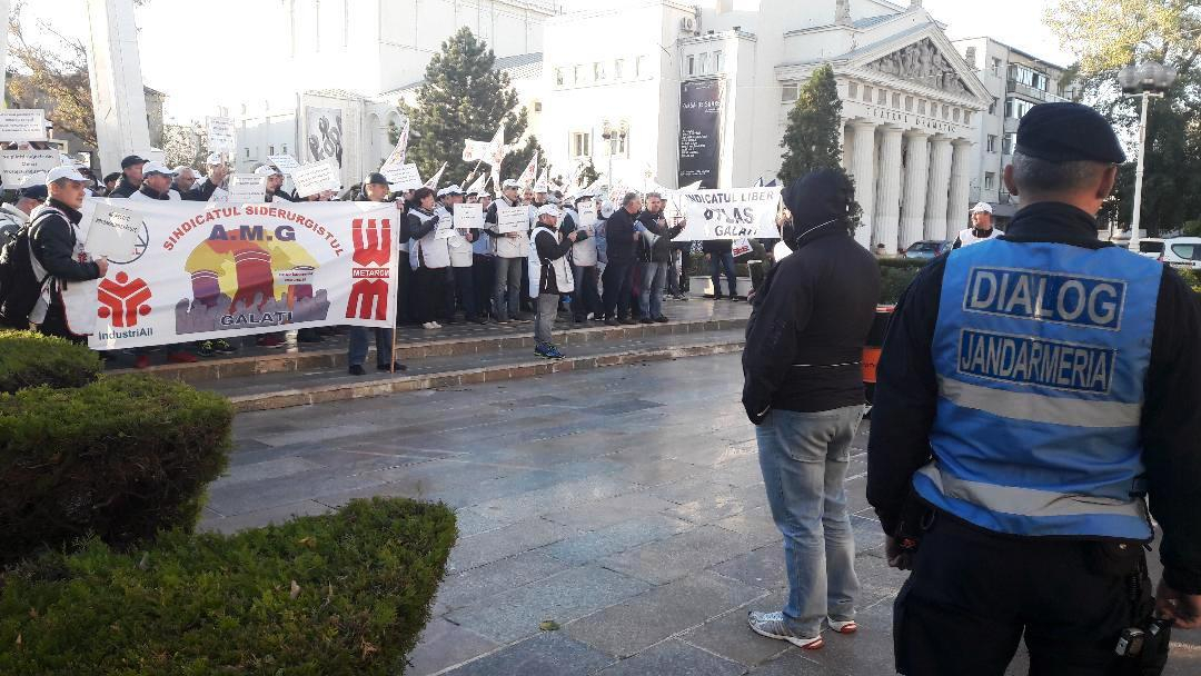 Sindicaliştii gălăţeni cer gazoduct sută la sută european