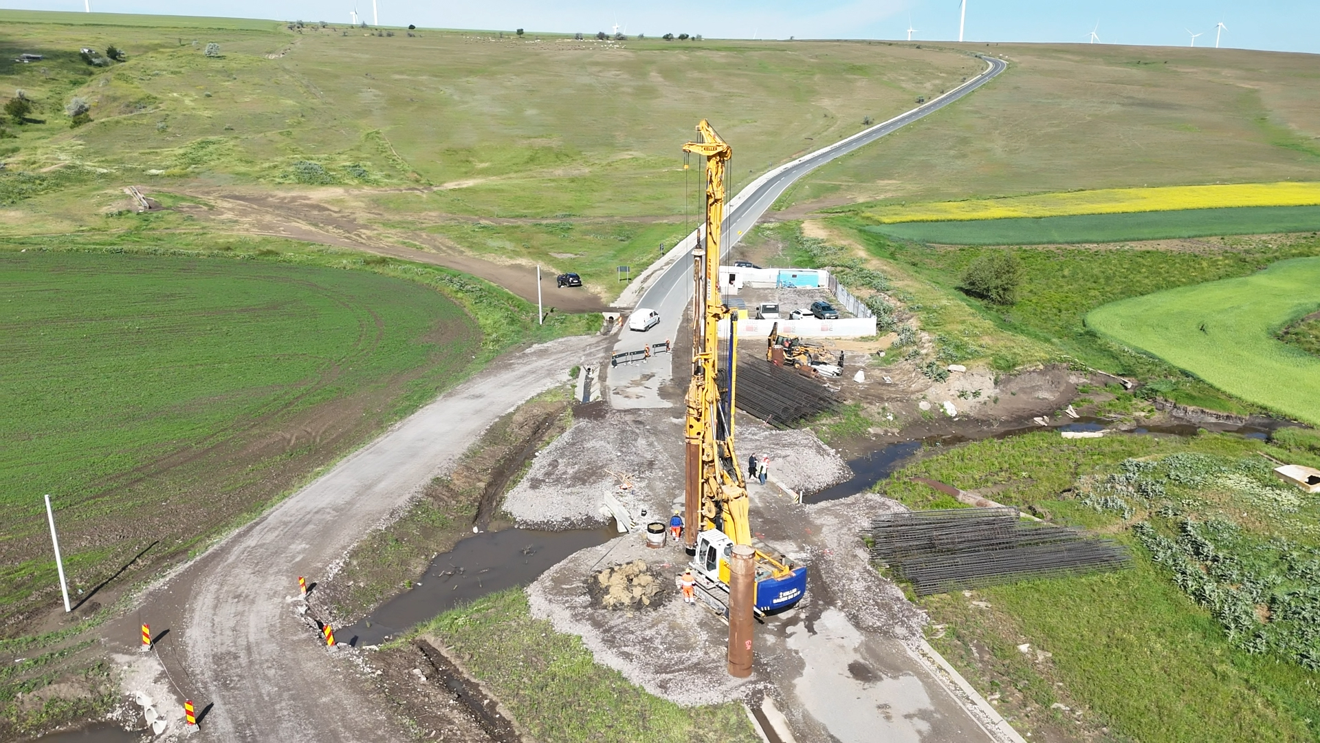 Se construieşte un pod nou peste pârâul Suhurlui