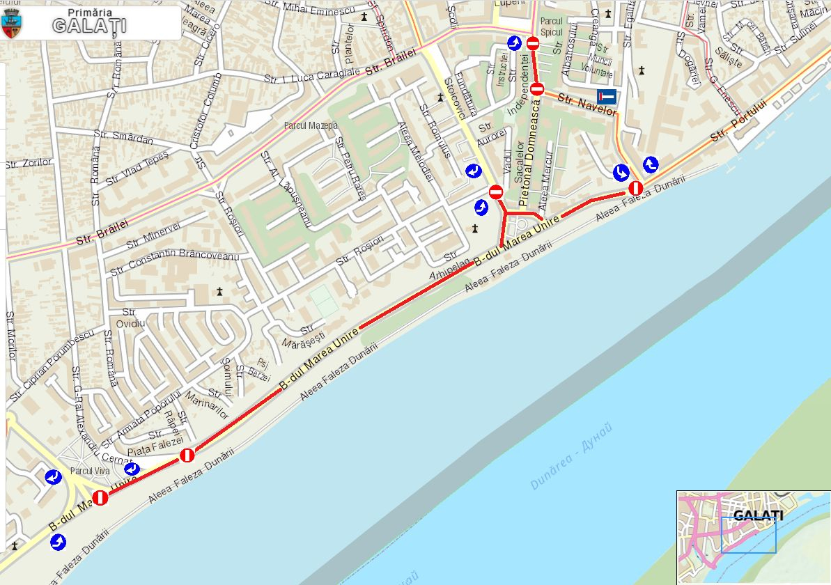 Trafic restricționat și evenimente „în serie” în weekend și de Ziua Marinei