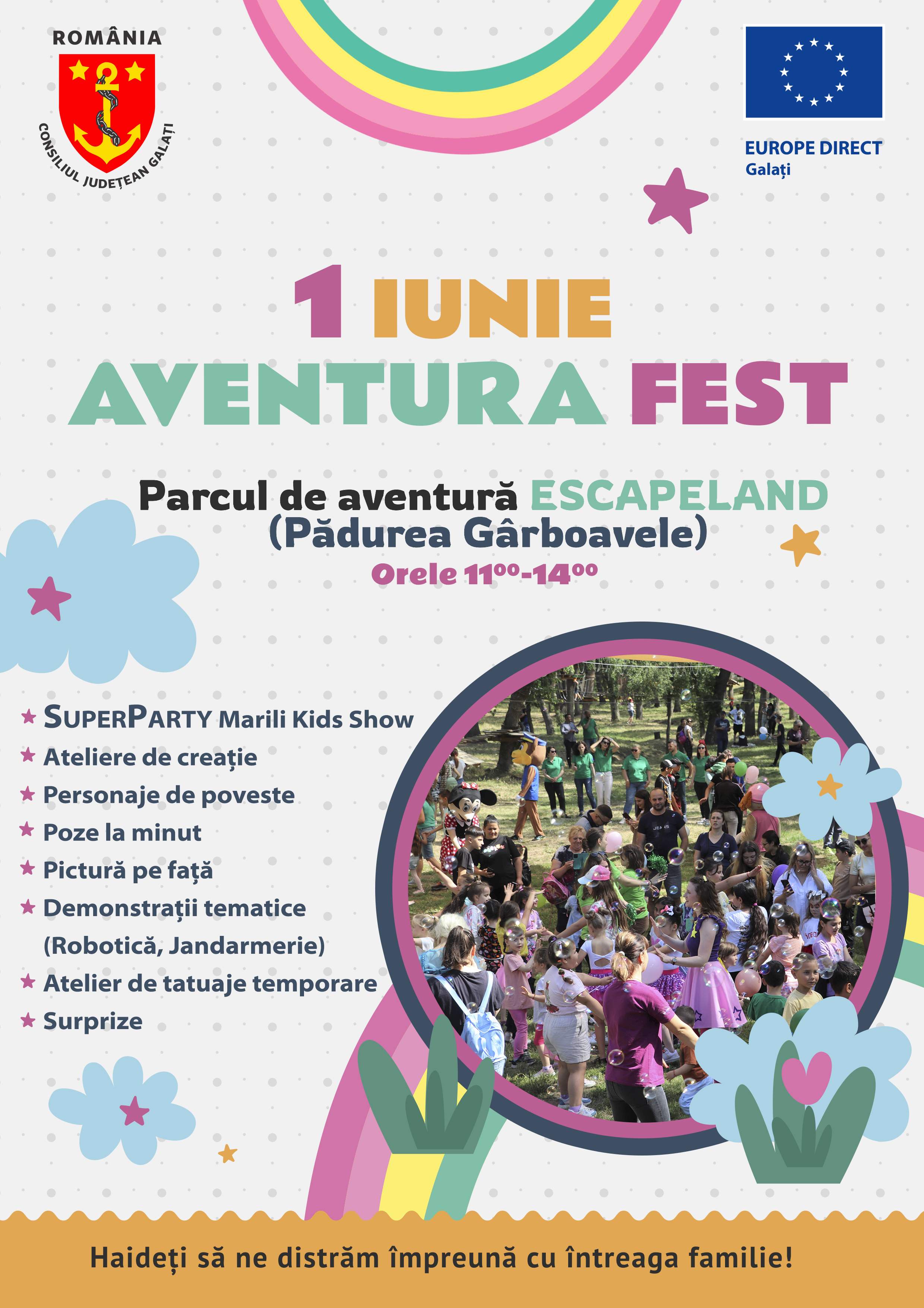 „AventuraFest”, în Pădurea Gârboavele, de 1 Iunie