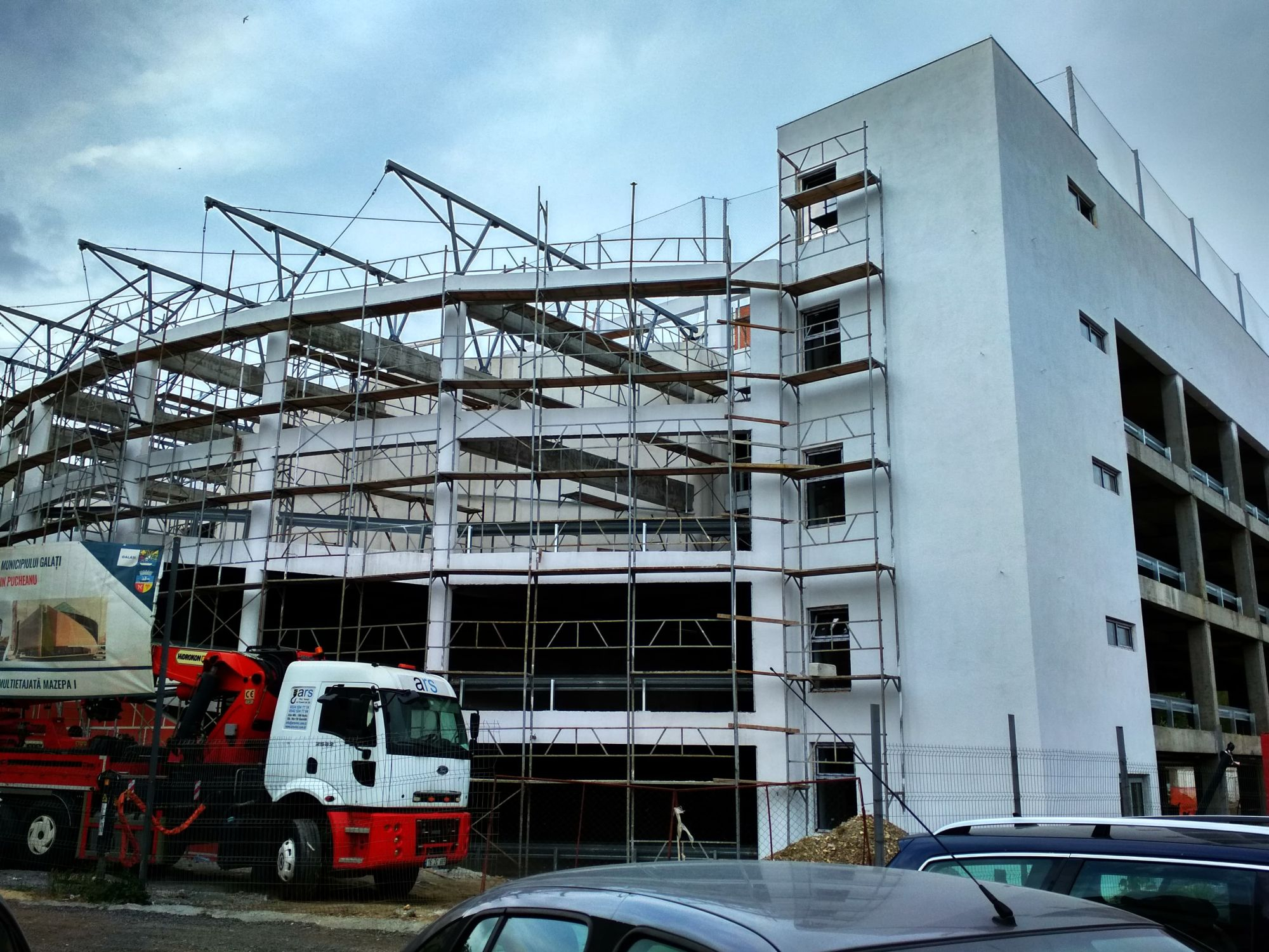 Proiectanţi pentru drumurile parcării multietajate din Mazepa I