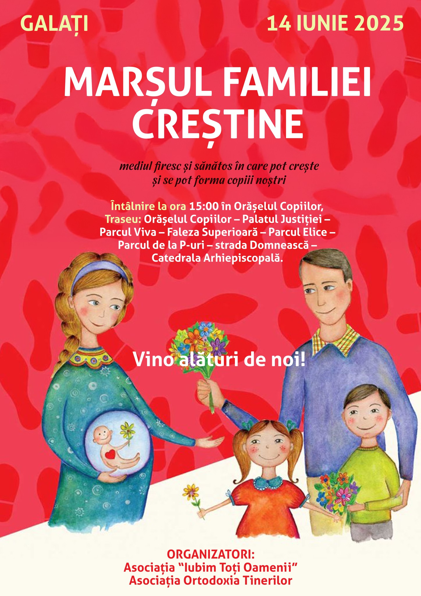 Marșul Familiei Creștine revine la Galați
