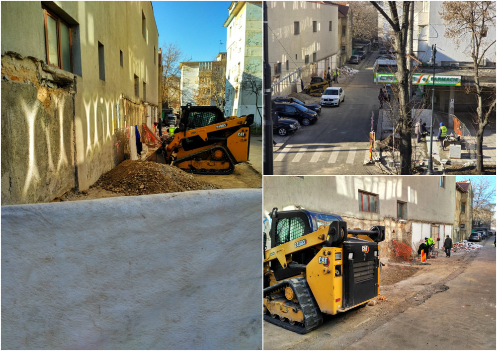 Sarcini în plus pentru constructorii care modernizează strada Domnească