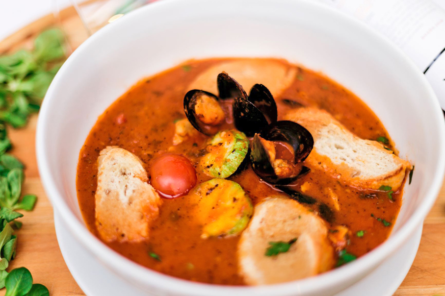 Supă din fructe de mare