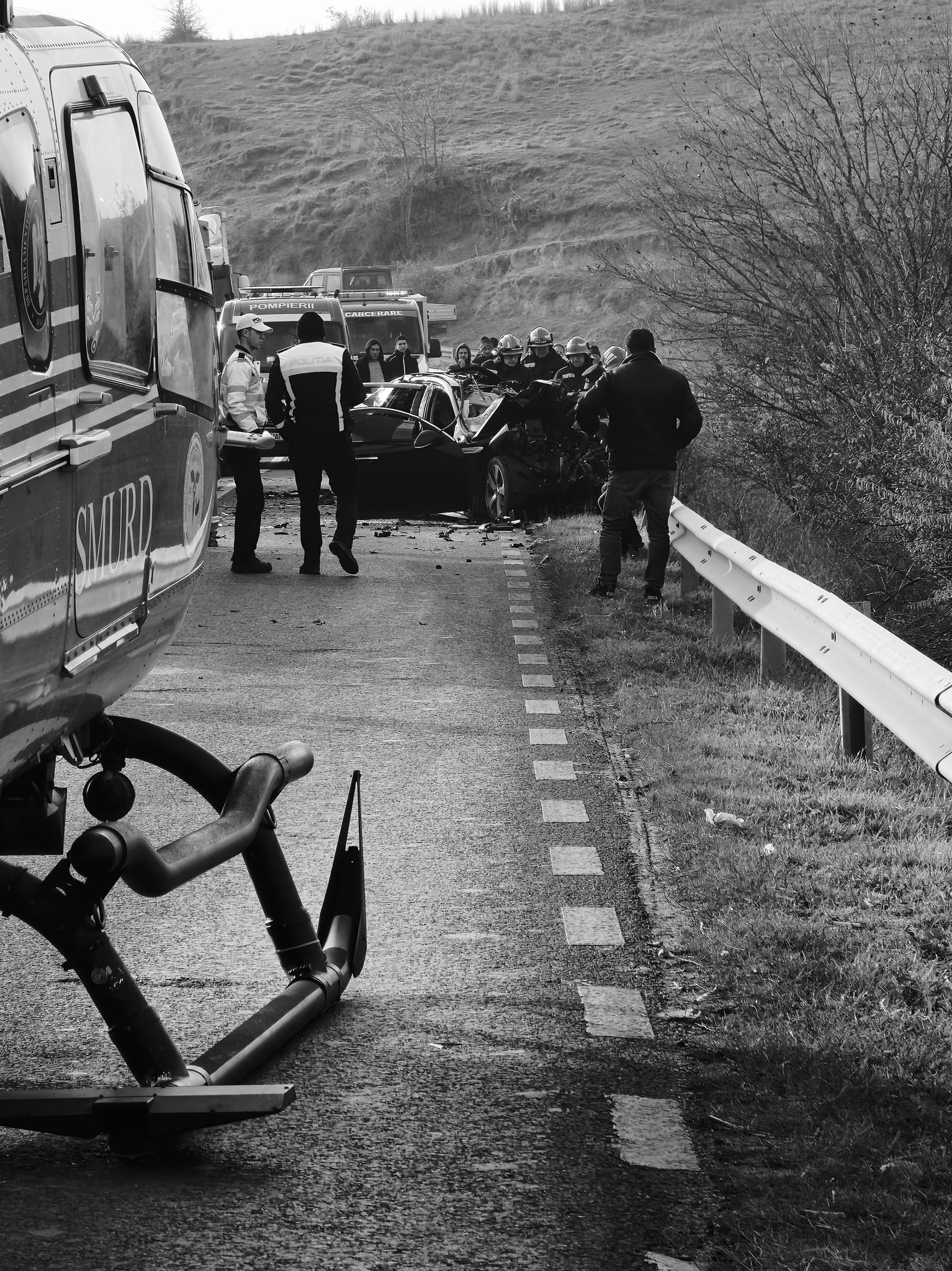 Carnagiu provocat de un camion intrat pe contrasens (video)