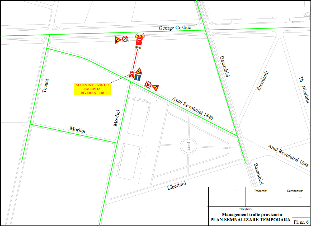 O nouă restricţie de trafic în municipiul Galaţi