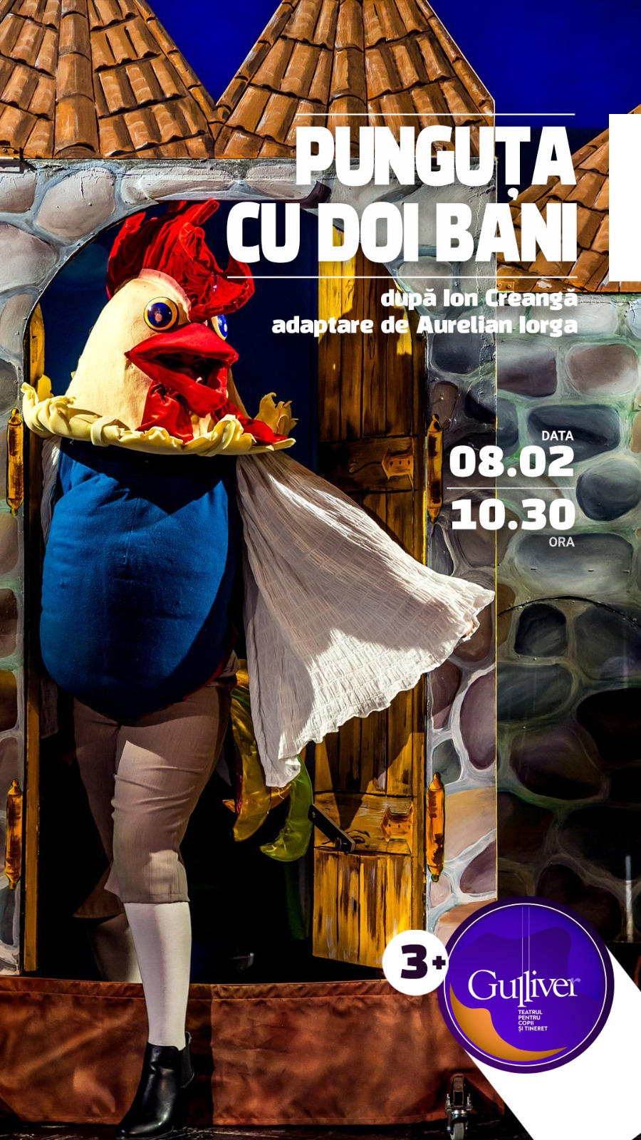 Copiii de toate vârstele sunt așteptați la teatru în weekend. Ce li s-a pregătit