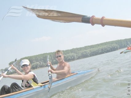 Cu caiacele pe Dunăre