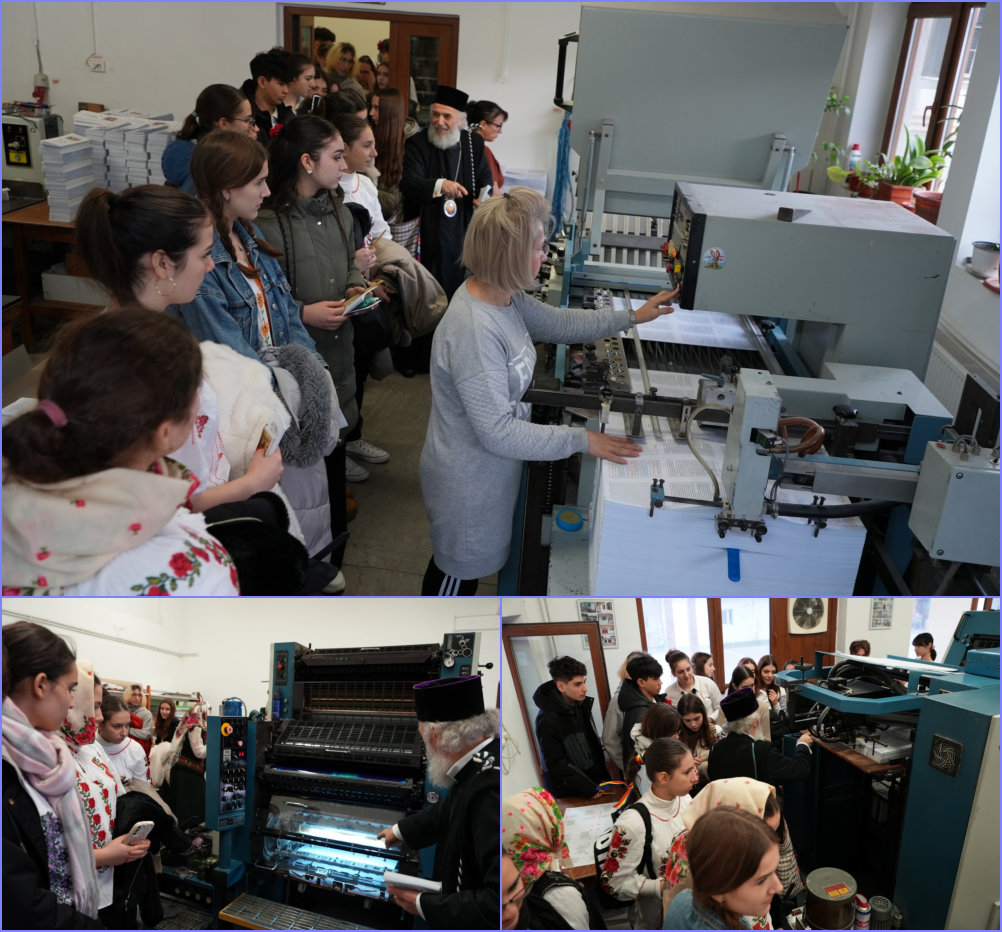 Elevi gălățeni, în vizită la atelierele Centrului Eparhial