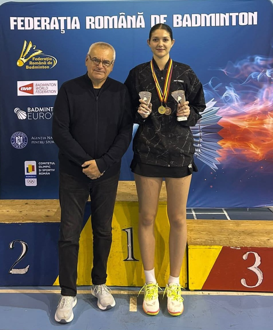 Doi gălățeni în delegația României pentru "Europenele" de badminton
