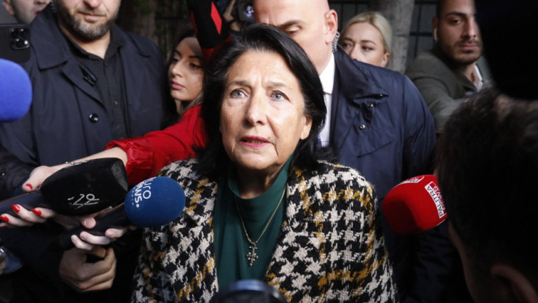 Președinta Zurabişvili acuză „o fraudă uriașă” în alegeri