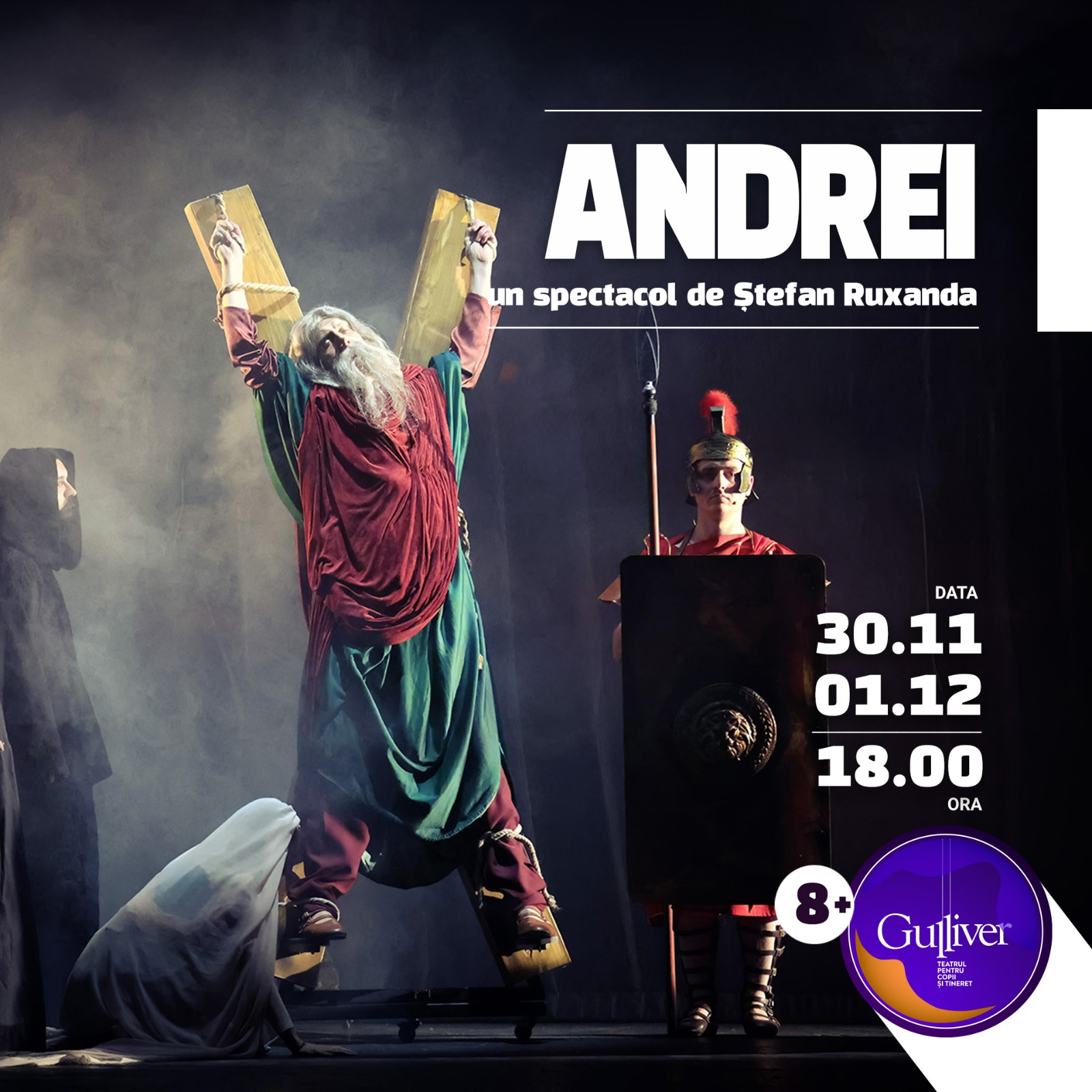 Spectacolul „Andrei”, din nou pe scena gălățeană