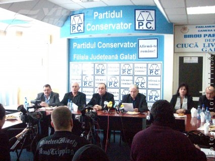 Partidul Conservator Galaţi a absorbit, prin fuziune, PNG-CD