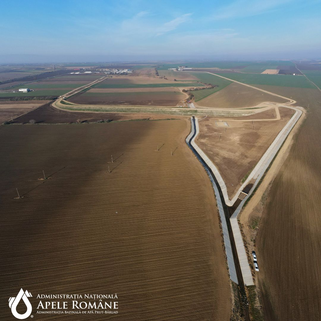 Lucrările pentru protejarea de inundaţii a Tecuciului, aproape de final