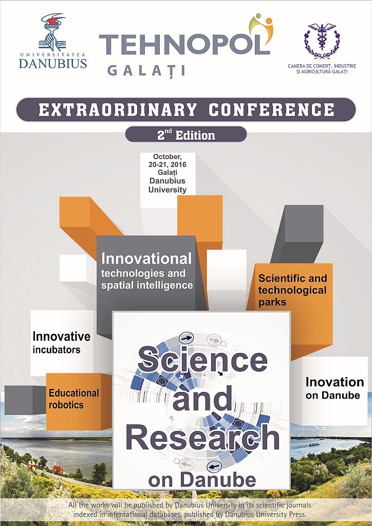 CONFERINȚA CU PARTICIPARE INTERNAȚIONALĂ ”SCIENCE AND RESEARCH ON DANUBE”