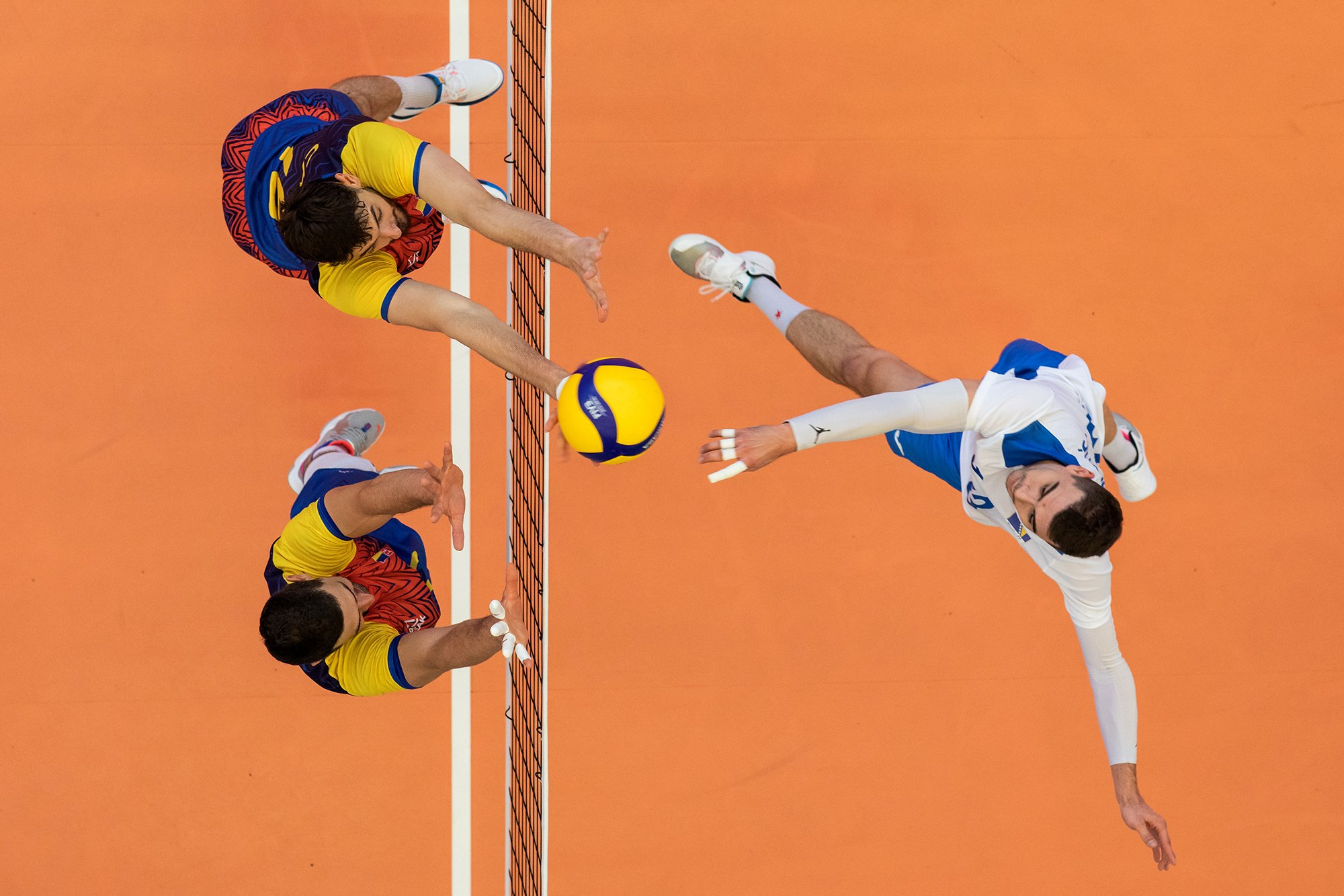 Succes clar în preliminarii pentru „tricolori”. România - Albania 3-0, la volei masculin