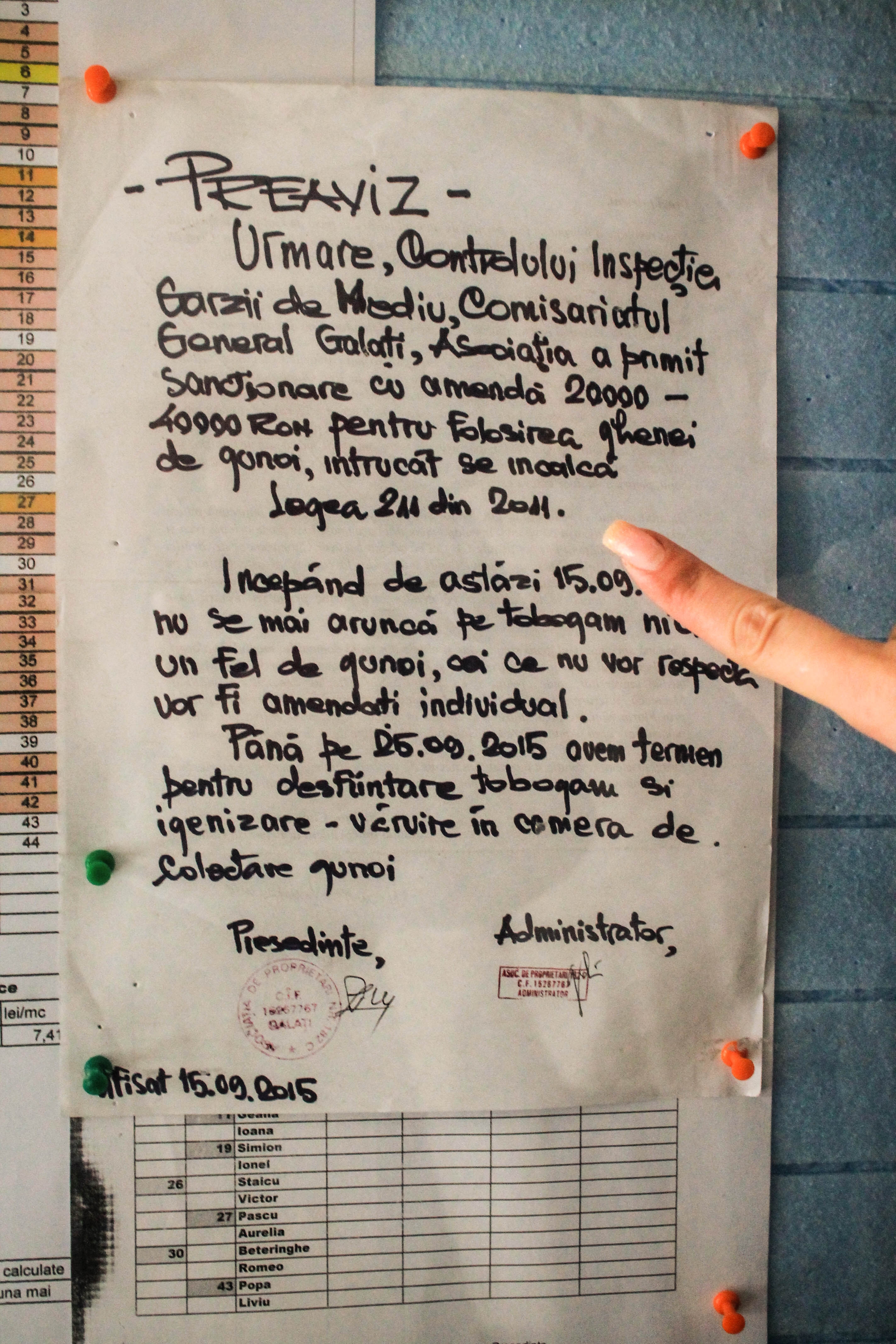 O ASOCIAŢIE de proprietari din Galaţi riscă o AMENDĂ colosală