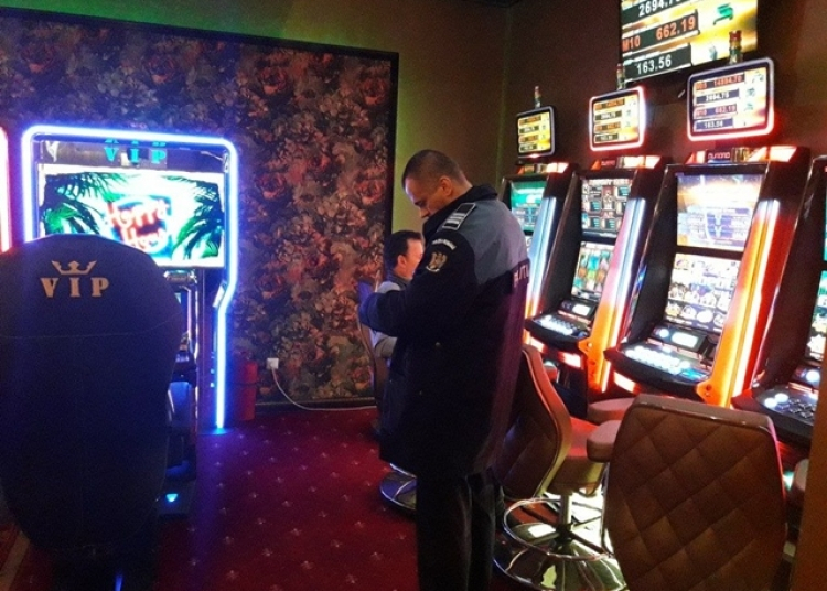 Jaf la o sală de jocuri de noroc