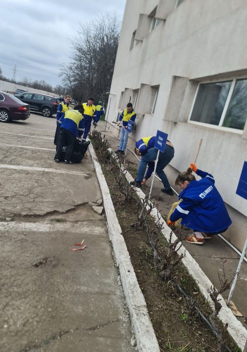 Siderurgiști voluntari la curățenia de primăvară. A început plata bonurilor