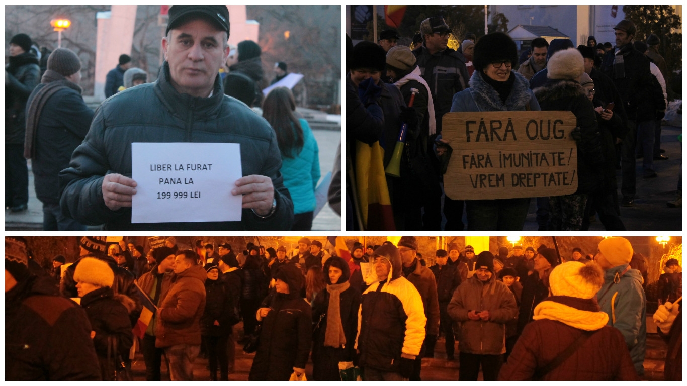 UPDATE "România nu uita, Galaţiu-i de partea ta" | Protestele continuă şi în această seară (FOTO)