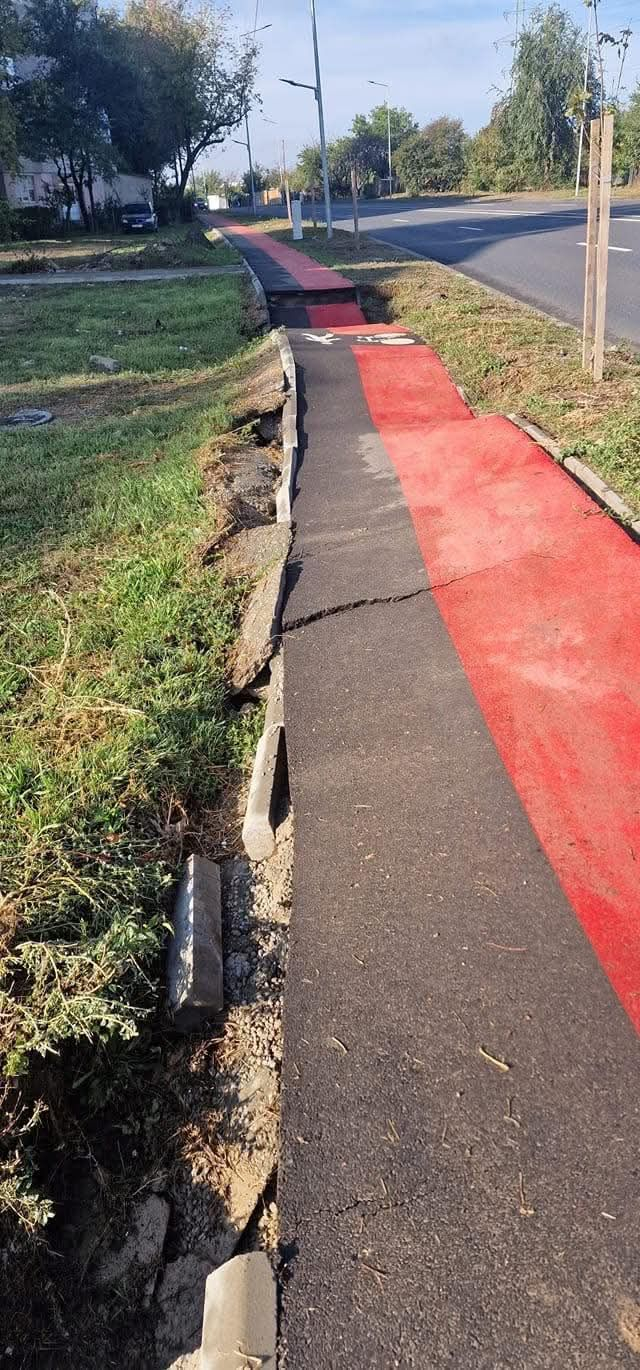 Accidente de teren şi pe trotuarul Drumului de Centură