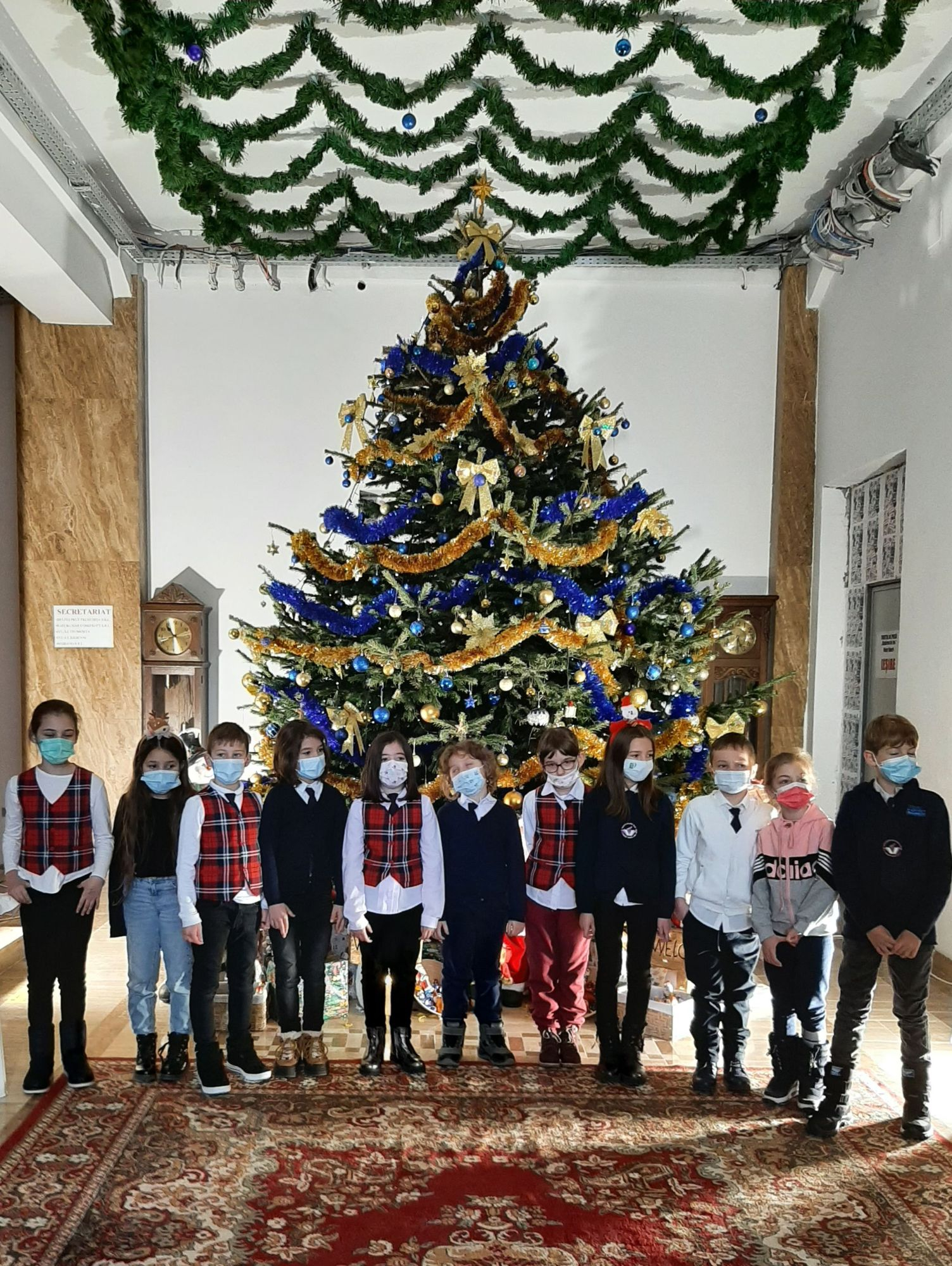 Sărbători minunate cu elevii de la „Cuza” (VIDEO)