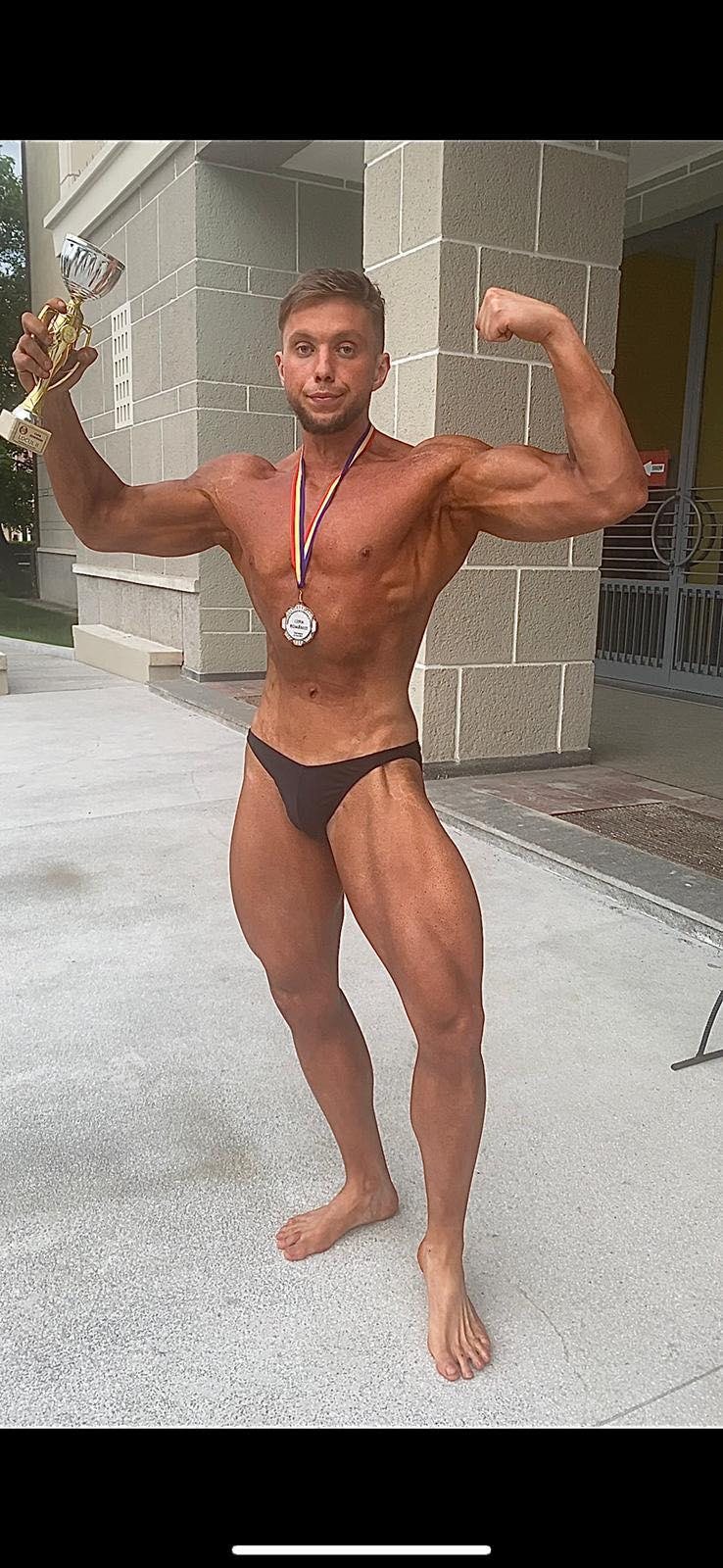 Argint la "Cupa României" la culturism