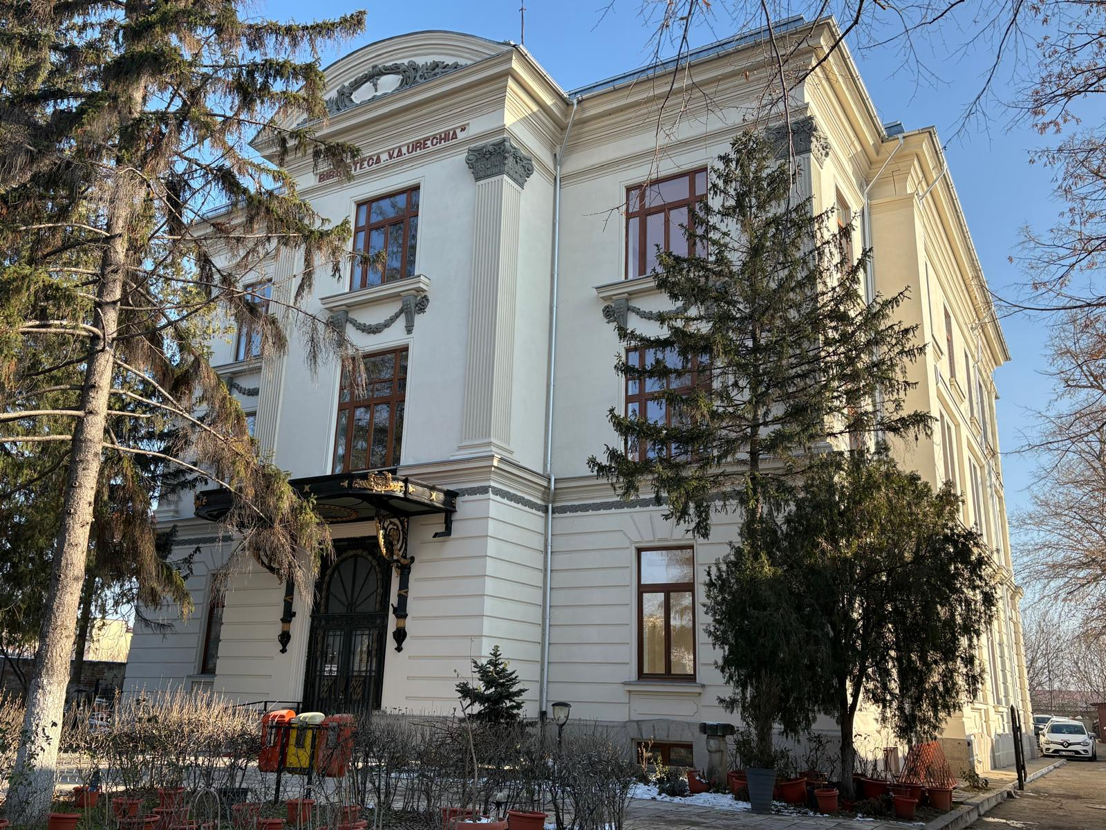 Constructori noi pentru renovarea Bibliotecii „V.A. Urechia”