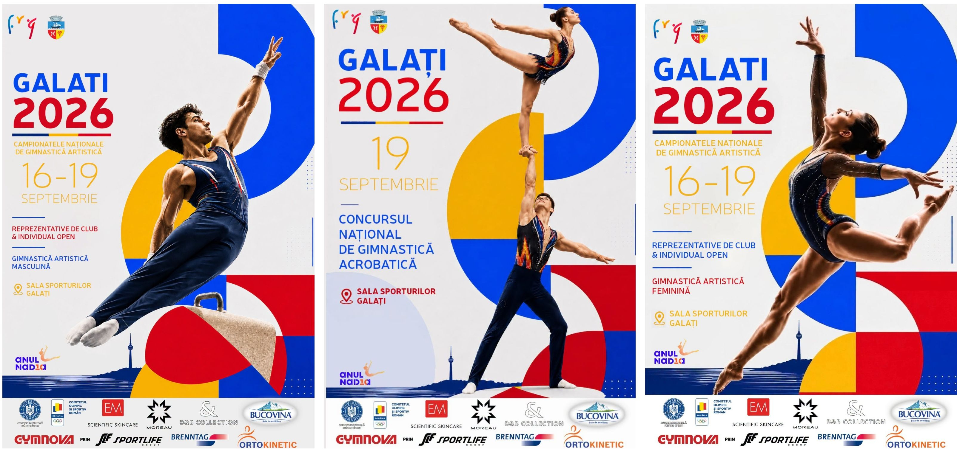 Gimnastică artistică şi acrobatică la Sala Sporturilor. Intrare liberă