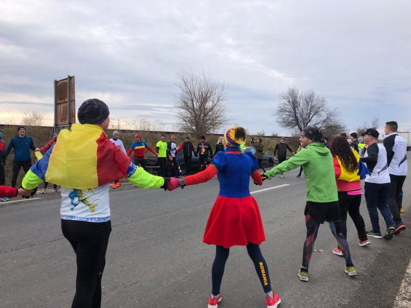 Au sărbătorit Ziua României prin alergare