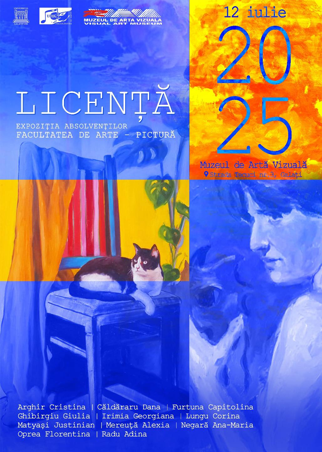 Tinere talente în lumină. Expoziția viitorilor pictori gălăţeni