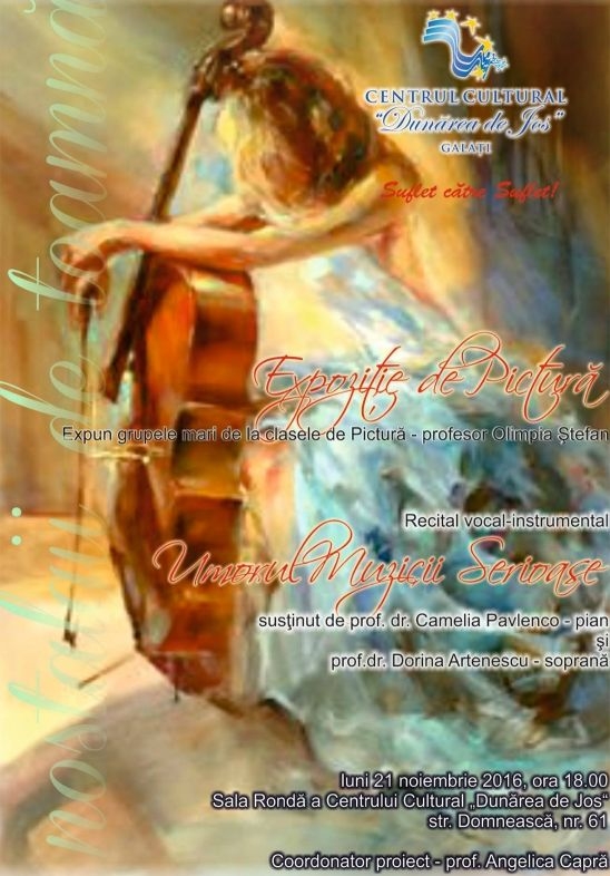 Expoziţie de pictură şi momente muzicale