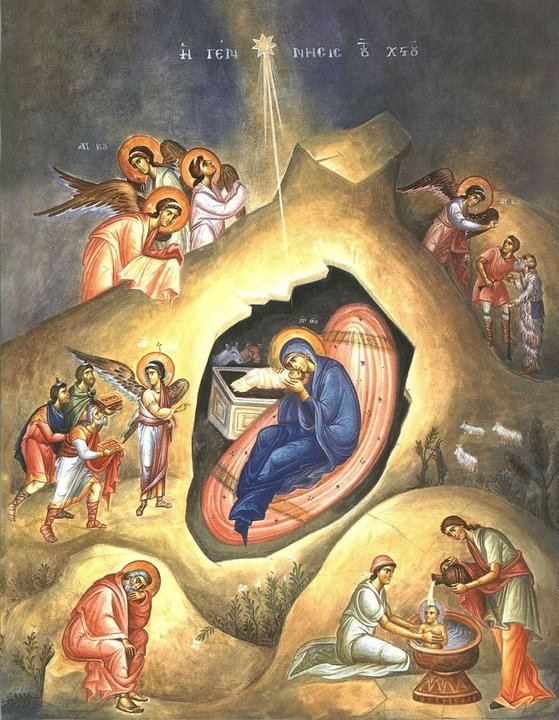 Fereastră către Cerul lui Dumnezeu / Icoana Naşterii Domnului Iisus 