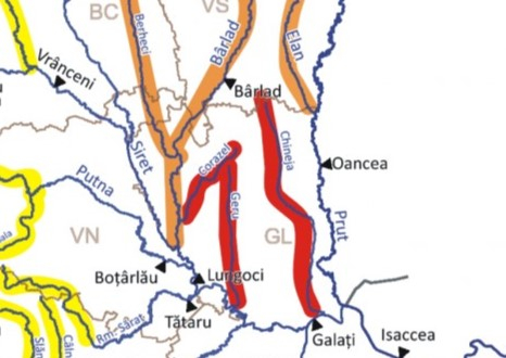 UPDATE / Stare de alertă! Județul Galați, zonă cu risc mare de inundații!