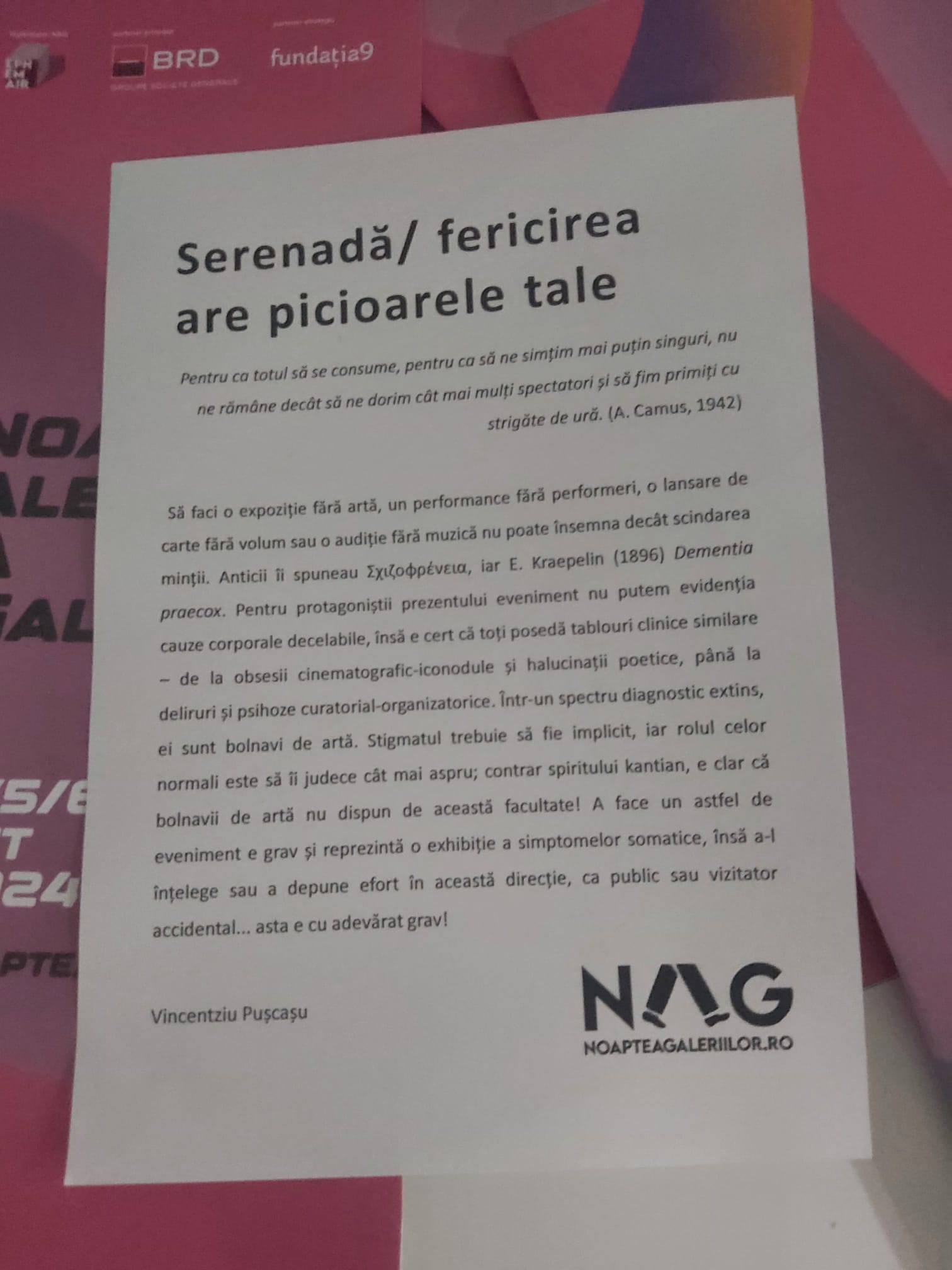 Când rupi din tine pentru public