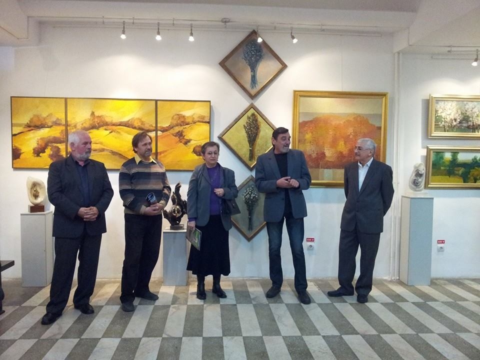 Duet plastic Bădălan - Angheluţă/ Pictură şi sculptură, într-o expoziţie de excepţie