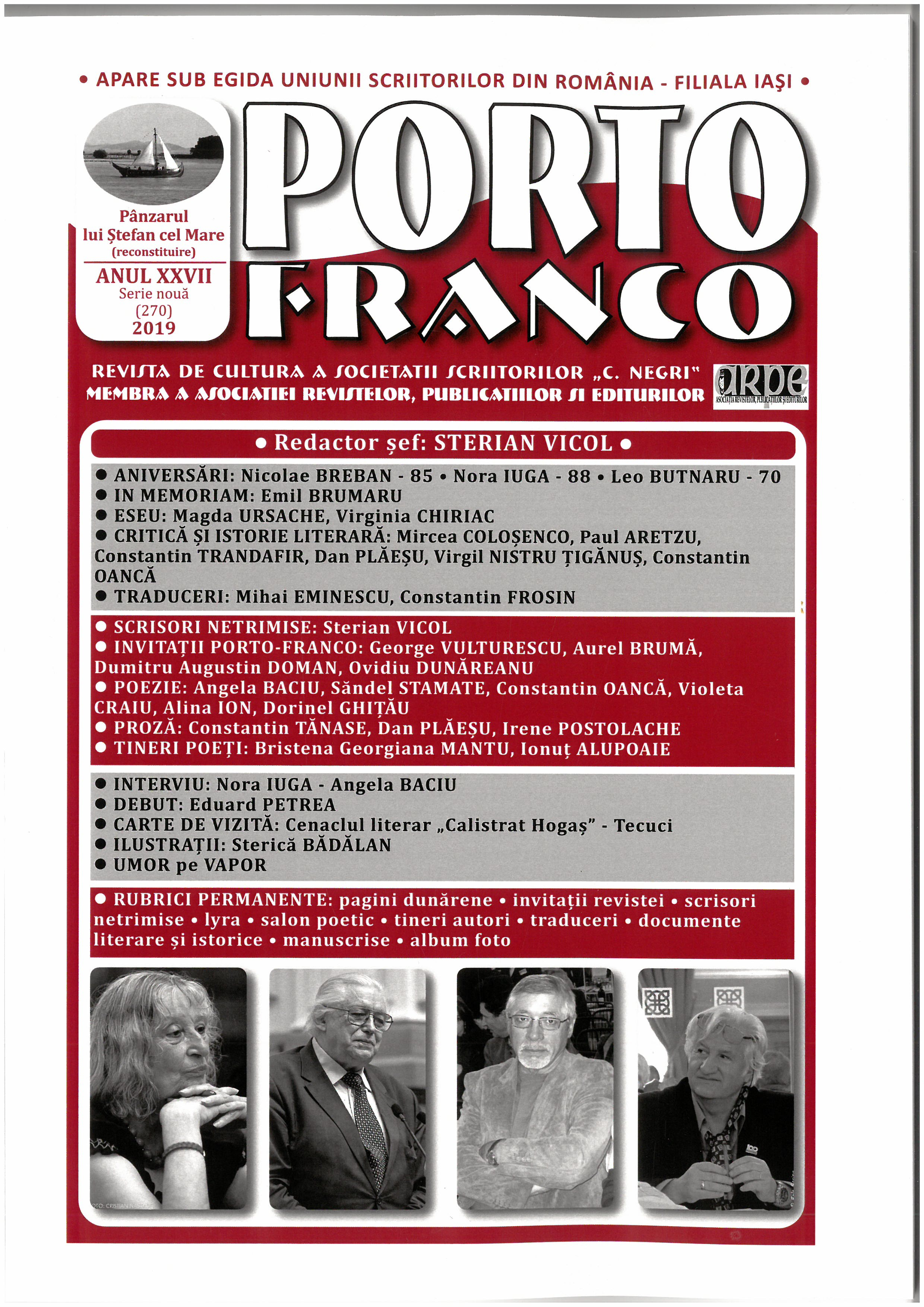 Revista Porto Franco de primăvară
