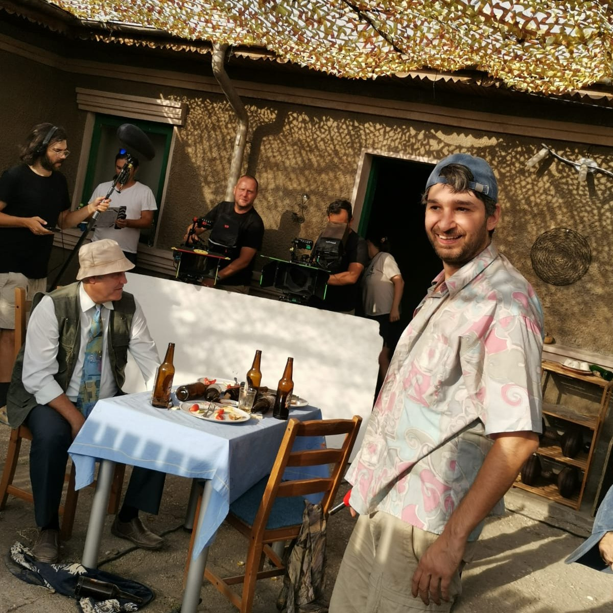 Actori ai Dramaticului gălățean, în „Las Fierbinți”