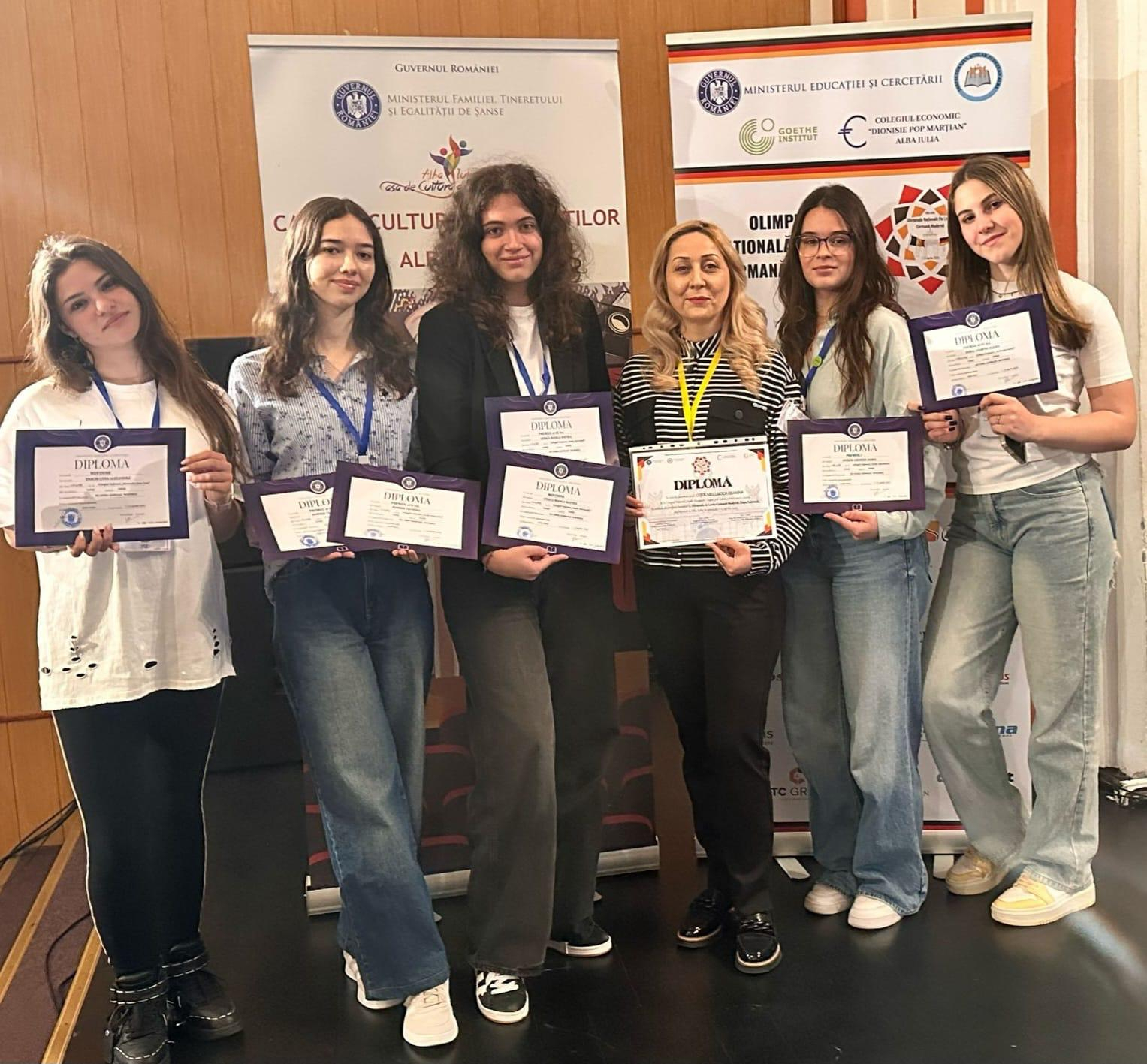 Şapte premii pentru Galaţi la Olimpiada Naţională de Limba germană