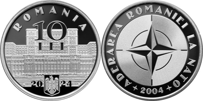 Monede dedicate aderării României la NATO