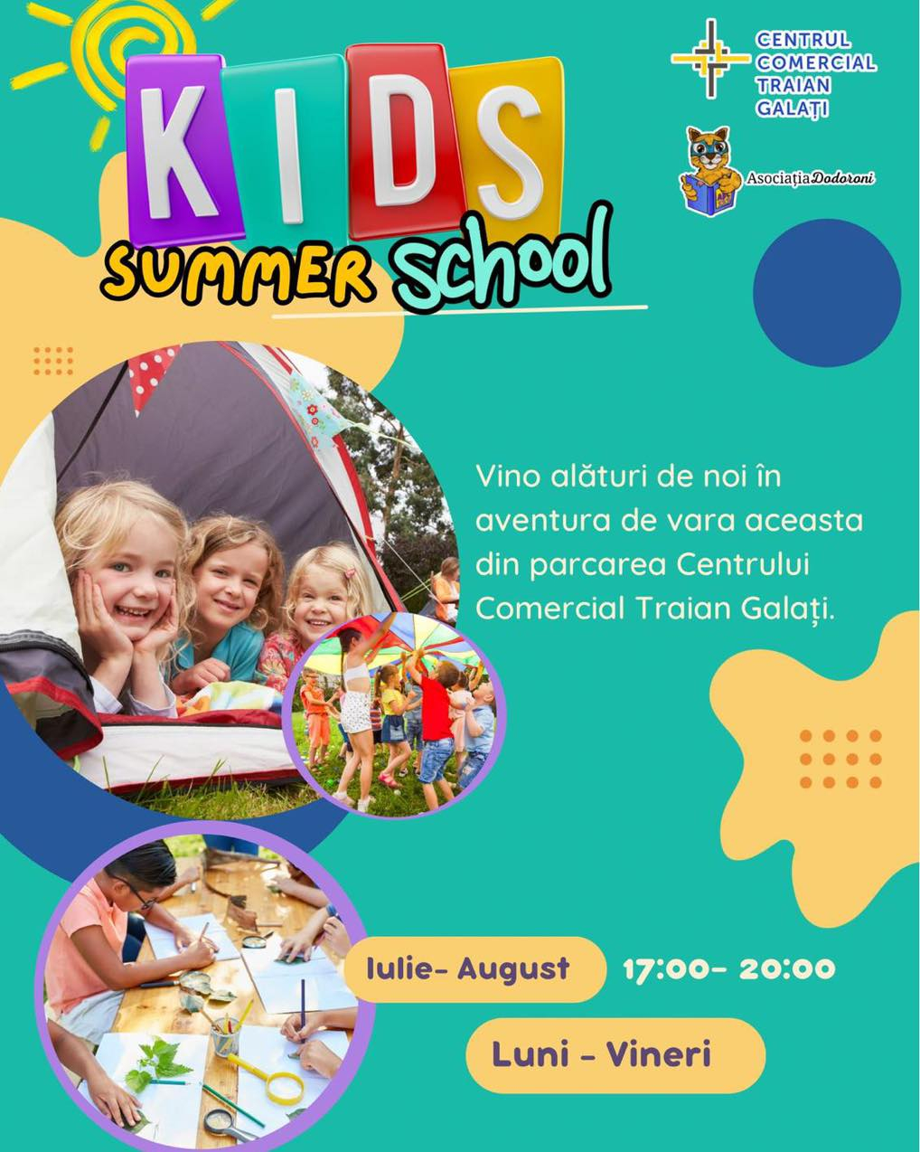 Joacă, muzică și magie, la Centrul Comercial Traian